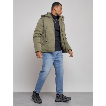 Sports male winter, size 58, khaki color-2
