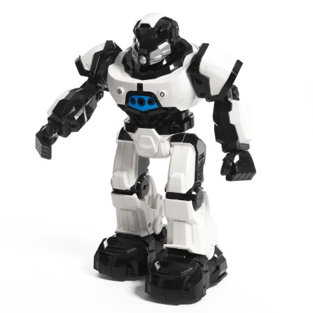 Interactive “Technobot” robot, sound and light effects, white color-3