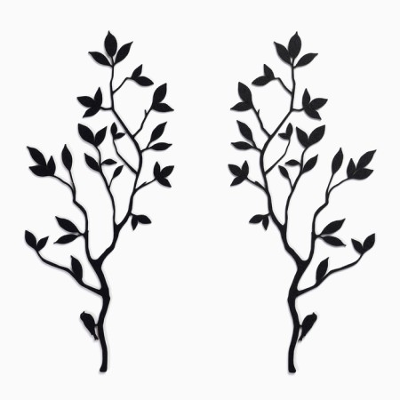Decoration wall for the interior, panel on the wall of wood "branches", 38 x 17 cm-3