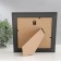 Photo frame Plastic "Mira" 15x15 cm brown (plastic screen)