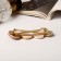 Halfish hair clip "Nicoletta" luxury, 8.5 cm