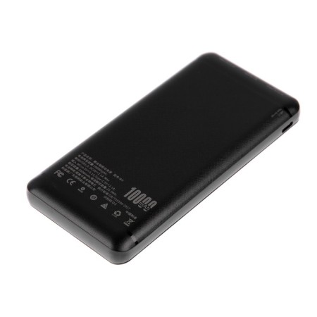 External BYZ W3 battery, 10,000 mAh, 2 USB, 1 Type-C, 2.1 A, PD, Black-2