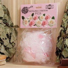 Washcloth with soap 