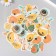 Stickers for creativity "Abstraction" embossing gold set 48 pcs 9x7x0.8 cm