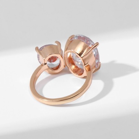 Ring "Jewelry" Ovala, white color in gold, dimensionless-2