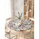 Tables on the table “Flight of butterflies”, round, oxford, elastic band, size 140x140 cm, diameter 105-120 cm