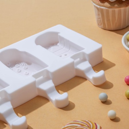 Ice Cream “Eskimo with sweets”, silicone, 19.5 × 17.7 cm, 3 cells (7 × 4.2 cm), Mix color-1