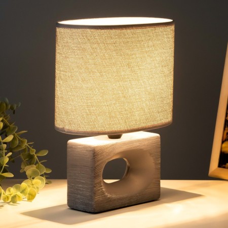 Michelle table lamp E27 40W gray 12.5x20x27 cm-2