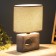 Michelle table lamp E27 40W gray 12.5x20x27 cm