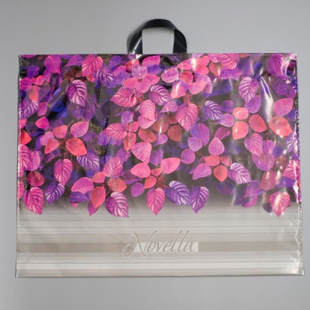 Package "Novella", polyethylene with a loop pen, 71 x 55 cm, 90 μm