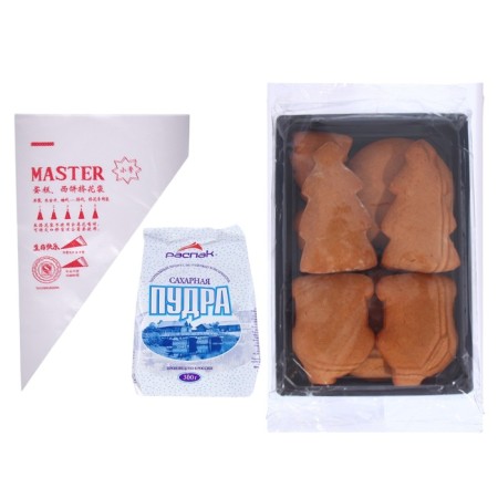 New Year. Set for creativity "Gingerbread Family", gingerbread gingerbread, 900 g-3