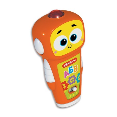 Talking training robot "Musical alphabet", orange robot, more than 250 games, tasks and songs-2