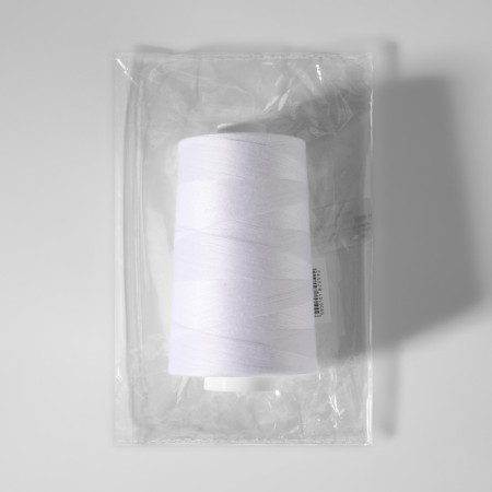Threads 100, "Nevka", 5000 m, white color No. 001-3