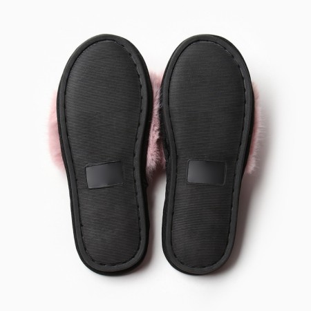 Women's slippers with an open nose size 37-38, peach color-6