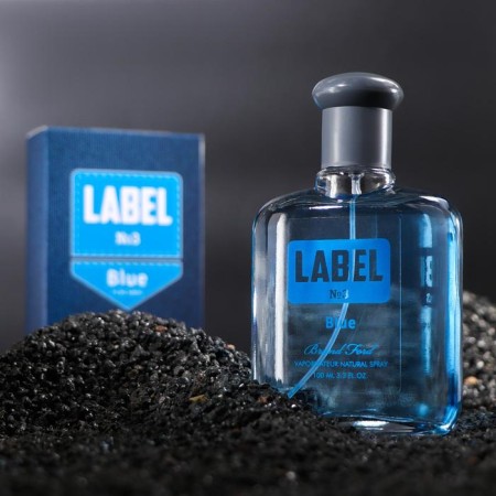 Men's toilet water Label No. 3 Blue, 100 ml (based on Blue Label (Givenchy)