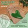 Guasha massage "Bird", 5.7 × 8 cm, green color