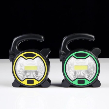 Manual lamp 3 W, 1 LED, 1 COB, 3 AA, 2 modes, green-3