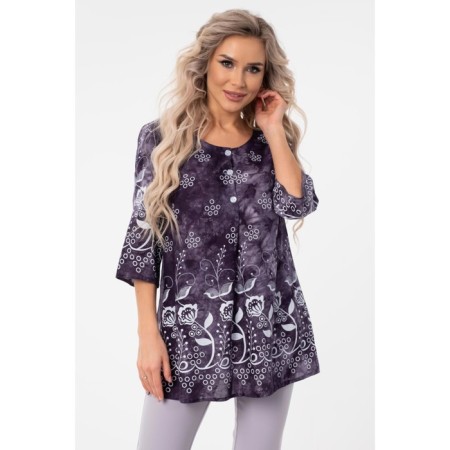 Female blouse, size 42, gray color