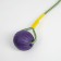 EVA ball on a rope, for training, 7 cm, purple