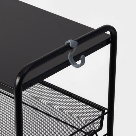 Roadfly 34X, 4 tiers, 45 × 30 × 88 cm, black color-3
