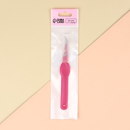 A knife for opening the seams, with a cover, 13.5 cm, blade 1.5 cm, purple color-5