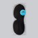 3D sleep mask, on Velcro, 22.5 × 9 cm, black color