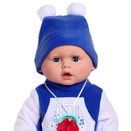 Vitenka 10 doll with a dummy, with a sound module, 50 cm-2