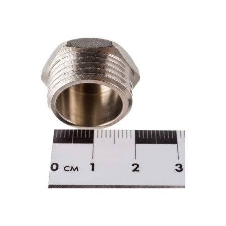 The plug Aqualink, 1/2 ’’, external thread, nickelly brass-4