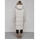 Coat insulated winter female, size 50, light-gray color