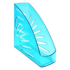 Paper tray Vertical Istanm Tropic, tinted blue, width 110mm