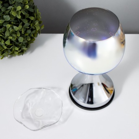 Aromarrier touchscap "night" G9 40W chrome 10x10x20 cm Risalux-4