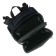 School backpack 38 x 30 x 16 cm, ergonomic back, Stavia "Space", black/blue