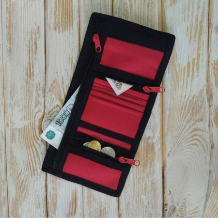 Krasny Oxford wallet "Cat with a paw"-1