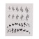 Tattoo on the body and nails "Butterfly"