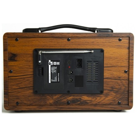 Radio receiver portable signal BZRP RP-335 Brown WSB Microsd-4