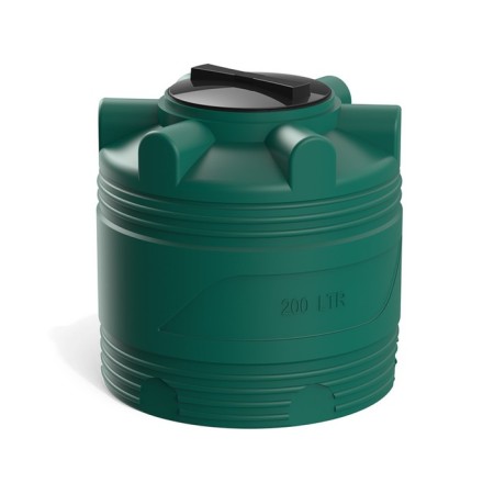 Cylindrical capacity, 200 l, green