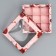 Box for sweets, confectionery packaging, 9 cells, Present, 14.7 x 14.7 x 3.5 cm