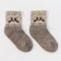 Nosk children from Mongol wool "deer", gray color, size 16-18 cm (4)