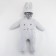 Combineson crumb I am a "bunny", gray, height 62-68 cm