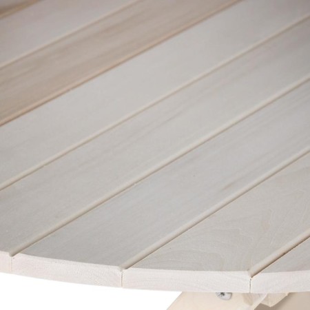 Folding table, 80 × 80 × 75cm, linden, round-1