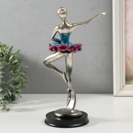 Polystone souvenir "Ballerina in the blue pack" 25x14x9 cm-2