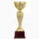 Cup 120V, award figure, gold, plastic stand, 33.2 × 11.8 × 10.5 cm.