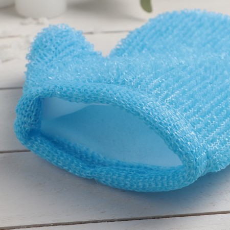 Body washcloth "mittens", 27 × 22 cm, color mix-1