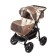 Polaruska-transformer "Gnome", plastic wheels, shades of beige, drawing mix