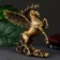 Figure "Pegasus" dark gold, 25x17x28cm