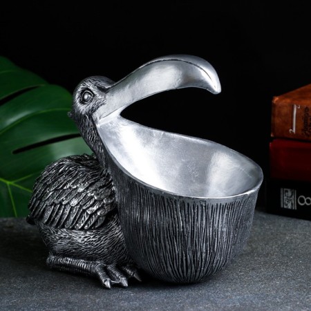 Silkan trifle stand silver, 23x12x18cm-1