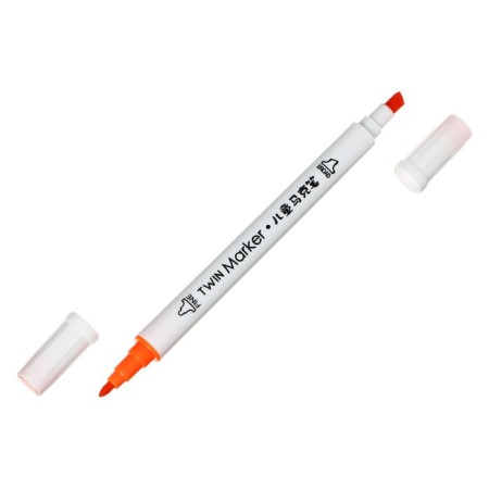 A set of markers, bilateral, bullet and beveled tips, 36 colors-2