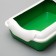 Toilet with Bella, 37 x 27 x 11.5 cm, green