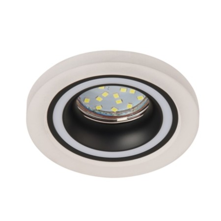 Lamp Built -in era DK 90, IP20, 50W, 92x35 mm, white/black color