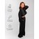 Twist girl suit, height 140 cm, black color